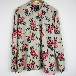 British Khaki by Robert Lighton Floral Blouse